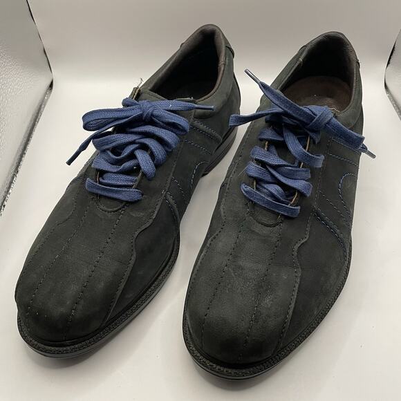 Allen Edmonds Jack Nicklaus Signature Men’s Black Leather Golf Shoes Size 9 D - Picture 1 of 8